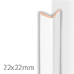 HDM Kniklijst Stucco White - lijstwerk - 260 cm